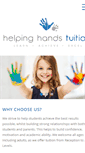 Mobile Screenshot of helpinghandstuition.co.uk